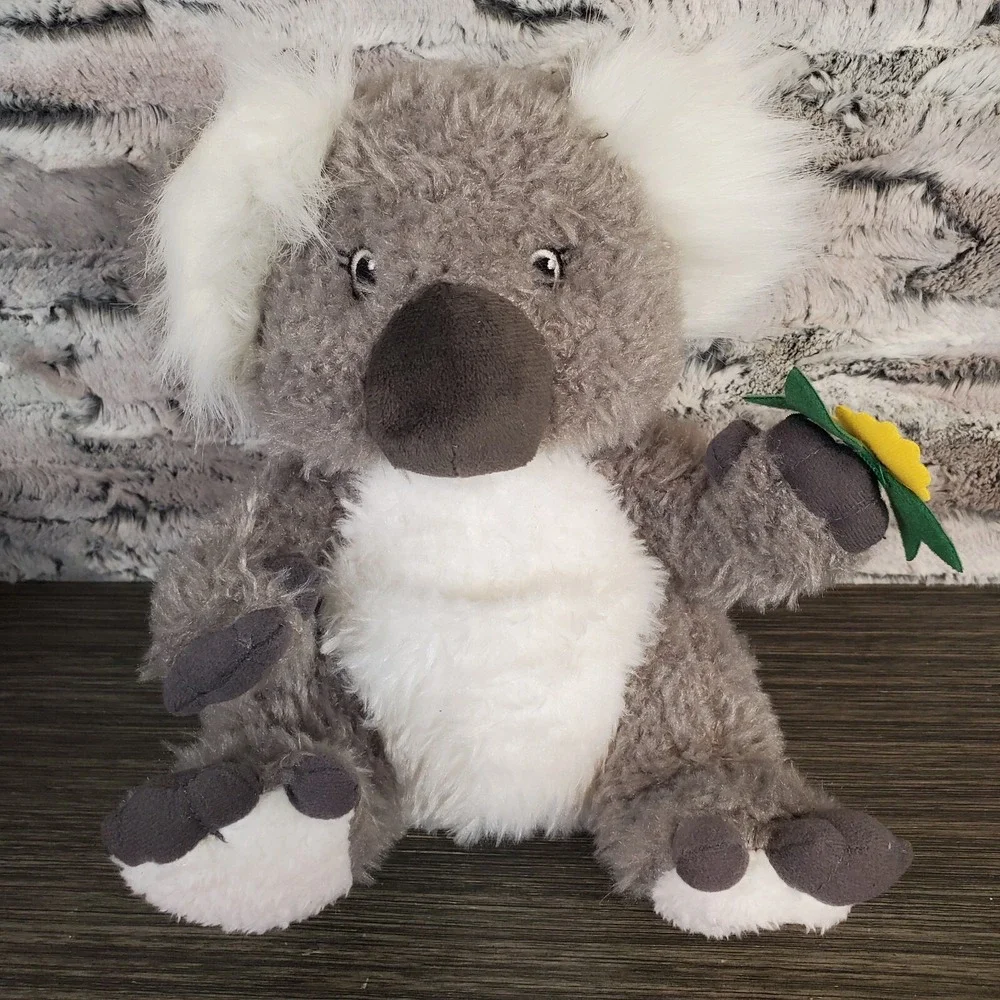 Girl Scouts Little Brownie Bakers Gray Koala Bear Plush W/ Tummy Pouch 2021 EUC